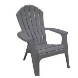 StyleWell Charcoal Resin Adirondack Chair