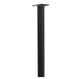 Brighton Aluminum Mailbox Post, Black