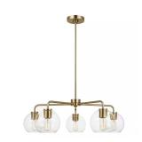 Orley 5-Light Satin Brass Chandelier