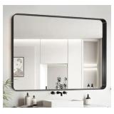 40 in. W x 32 in. H Rectangle Framed Wall Bathroo