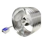 1600 CFM Silver Gable Mount Louver Vent