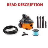 4 Gallon 5.0 Peak HP Wet/Dry Shop Vac