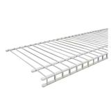 SuperSlide 96 in. W x 12 in. D White Shelf