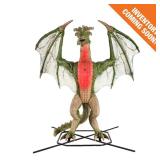 8 ft Wide Gruesome Grounds LED Wyvern