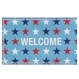 Home Accents Holiday Welcome Stars Mat 18x30