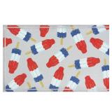 Holiday Bomb Pop Mat 18"x30" Indoor/Outdoor