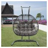 Foldable Hanging Egg Chair with Stand