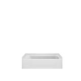 60x30 in Soaking Tub, Right Drain, White