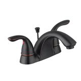Builders 4 in. Centerset Faucet, Bronze