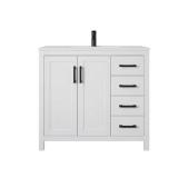 Raven 37 in. Single Sink Vanity with Top