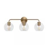 Orley 26.5in 3-Light Satin Brass Vanity Light