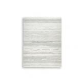 Ashley Genemost Rug, Ivory-Blue Stripe