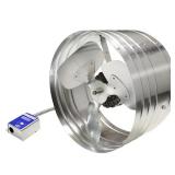 1450 CFM Silver Electric Gable Attic Fan