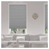 Pewter Cordless Blackout Shades 36.5"W x 48"L
