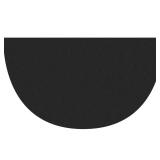 Unbranded Black 24 in. x 42 in. Hearth Mat