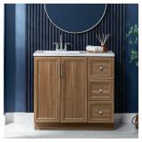 Glacier Bay Bannon 37 in Vanity with Top
