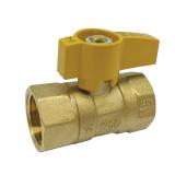 1/2 in. Brass FPT 2-Piece Gas Valve (5-Pack)