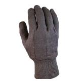 Brown Jersey Gloves (3-Pack)