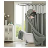 Hotel Complete 72" Gray Shower Curtain