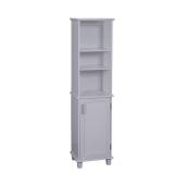 Shaker Linen Cabinet, 16x12x62.25, Dove Gray