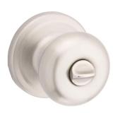 Juno Satin Nickel Privacy Door Knob with Lock