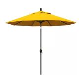 9 ft Black Aluminum Patio Umbrella