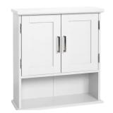 Shaker Style Wall Cabinet, 23x8.5x26 in, White