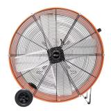 30 in. 2-Speed Heavy-Duty Drum Fan in Orange