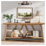 Turrella 70.87" Natural Wood Console Table
