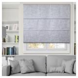 Lexington Gainsboro Cordless Roman Shade 47x72