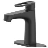 Kendrick Matte Black Single-Hole Faucet