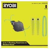 RYOBI 2-in-1 Pivoting Line and Bladed Head