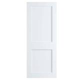 Kimberly Bay 28x80 White 2-Panel Door Slab