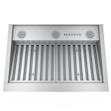 GE 30-in Ducted Range Hood w/ Charcoal Filter
