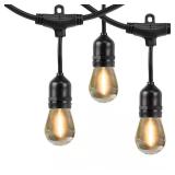 24-Light 48 ft LED S14 Bulb String (3)