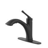 Hemming Matte Black Pull-Out Kitchen Faucet
