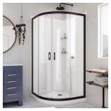 Prime 33x76.75 Semi-Frameless Shower Kit