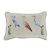 4 20 in. x 12 in. Paradise Flock Outdoor Pillow