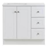 Bannister Bath Vanity, White Top