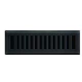 2x10 New York Floor Register, Matte Black