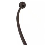 NeverRust 50-72 in Aluminum Shower Rod Bronze