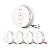 Hardwired Smoke & CO Detector, 2AA Backup