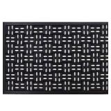 Drainage Black 17.5 x 29.5 in. Door Mat