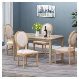 Phinnaeus Beige Dining Chair Set (4)