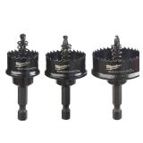 SHOCKWAVE Thin Wall Hole Saw Kit (3-Piece)
