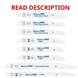 Bi-Metal Reciprocating Saw Blade Set (8-Piece)