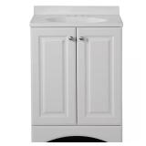 24.5 in. W Bath Vanity w/ Marble Top