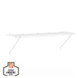 48 in. W Adjustable Closet Shelf Kit, White