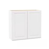 Hampton 33W Wall Cabinet, Satin White