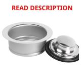 Garbage Disposal Rim & Stopper - Steel